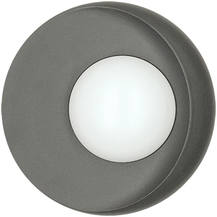 Sieninis šviestuvas 6W LED sieninis fasado šviestuvas, tamsiai pilkas, 3000K, IP54, E413