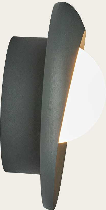 6W LED sieninis fasado šviestuvas, tamsiai pilkas, 3000K, IP54, E413