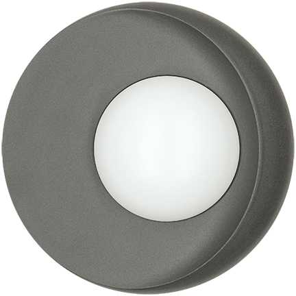 6W LED sieninis fasado šviestuvas, tamsiai pilkas, 3000K, IP54, E413