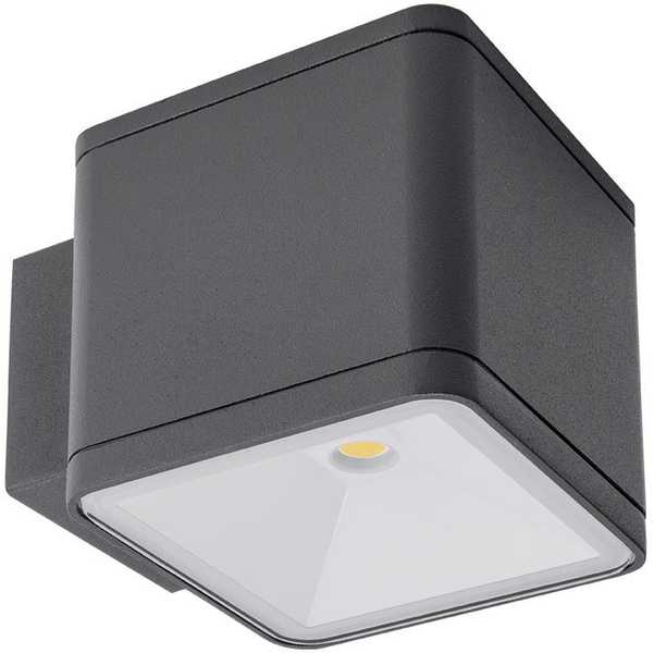 6W LED sieninis lauko šviestuvas BETA, tamsiai pilkas, 4000K, IP54, 9079