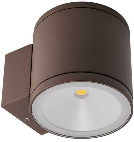 6W LED sieninis lauko šviestuvas ETA, tamsiai rudas, 4000K, IP54, 9597