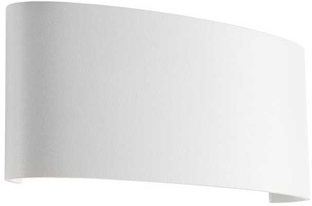 Sieninis šviestuvas 6W LED sieninis lauko šviestuvas FABO, baltas, 3000K, IP54, 90225