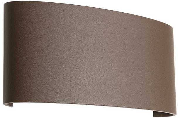 Sieninis šviestuvas 6W LED sieninis lauko šviestuvas FABO, tamsiai rudas, 3000K, IP54, 90227