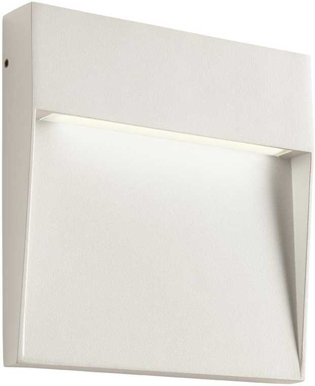 Sieninis šviestuvas 6W LED sieninis lauko šviestuvas LANDER, baltas, 3000K, IP54, 90478