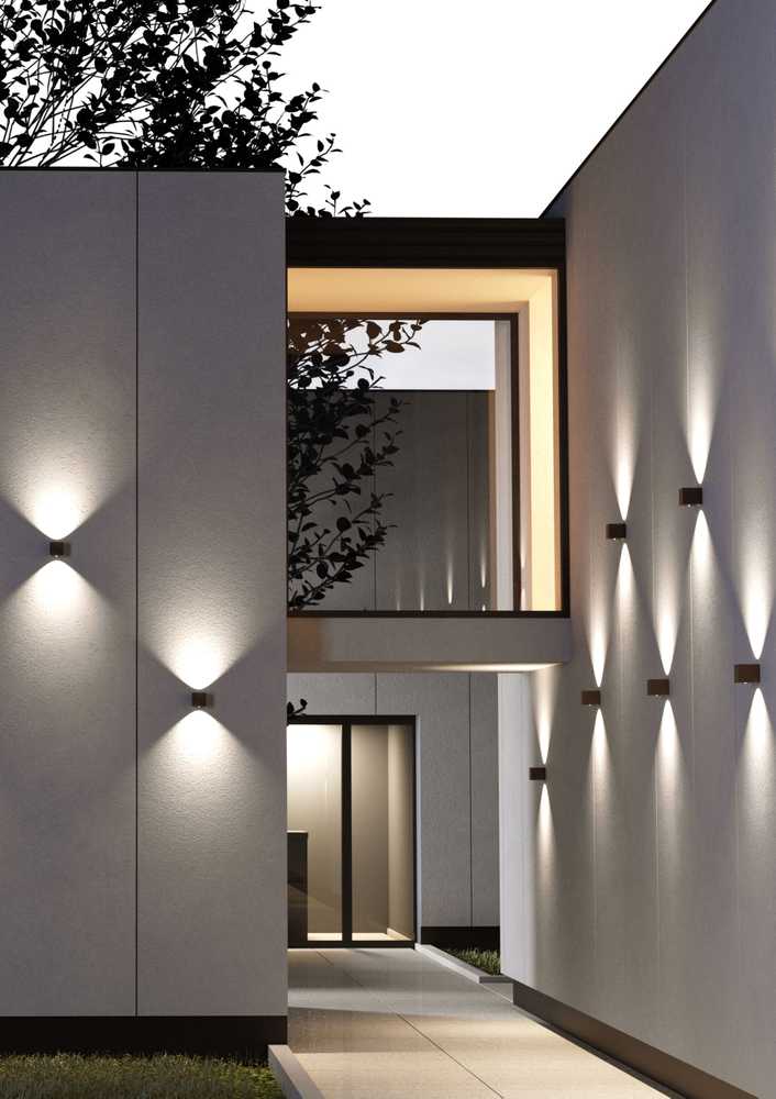 6W LED sieninis lauko šviestuvas TEKO, tamsiai rudas, 3000K, IP65, 90099