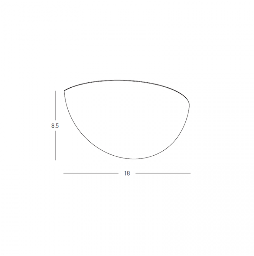 6W LED sieninis šviestuvas, baltas, 3000/4000K, 25381