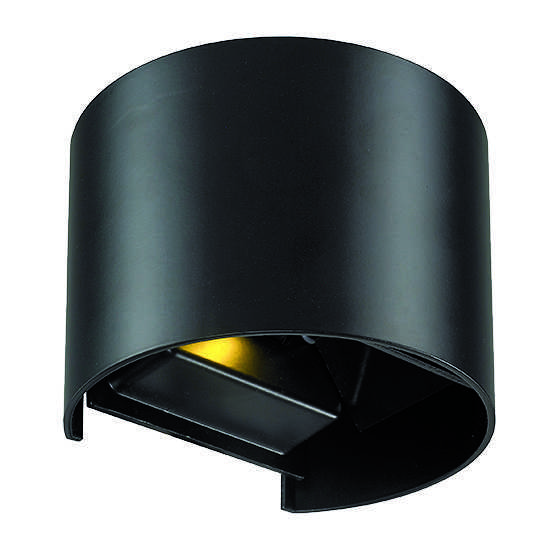 6W LED sieninis šviestuvas GREG, juodas, 3000K, 4188701