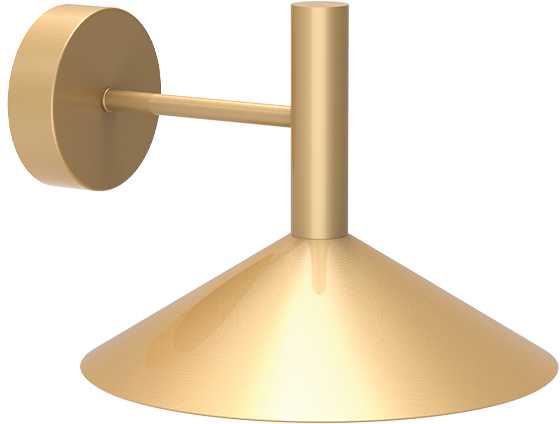 6W LED sieninis šviestuvas MARSI, aukso sp., 3000K, 4319801
