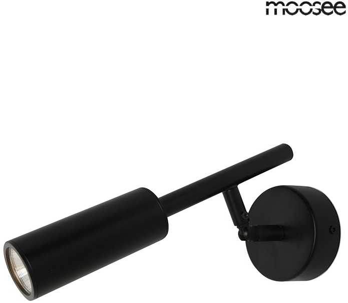 6W LED sieninis šviestuvas PRISMA, juodas, 3000K