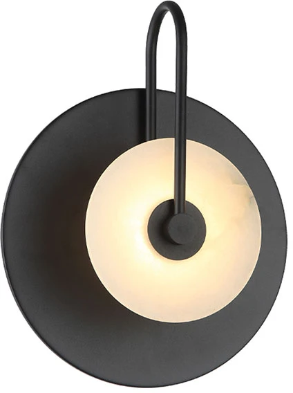 6W LED sieninis šviestuvas SAMIRA, baltos/juodos sp., 3000K, 4341400