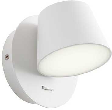 6W LED sieninis šviestuvas SHAKER, baltas, 3000K, 01-1738