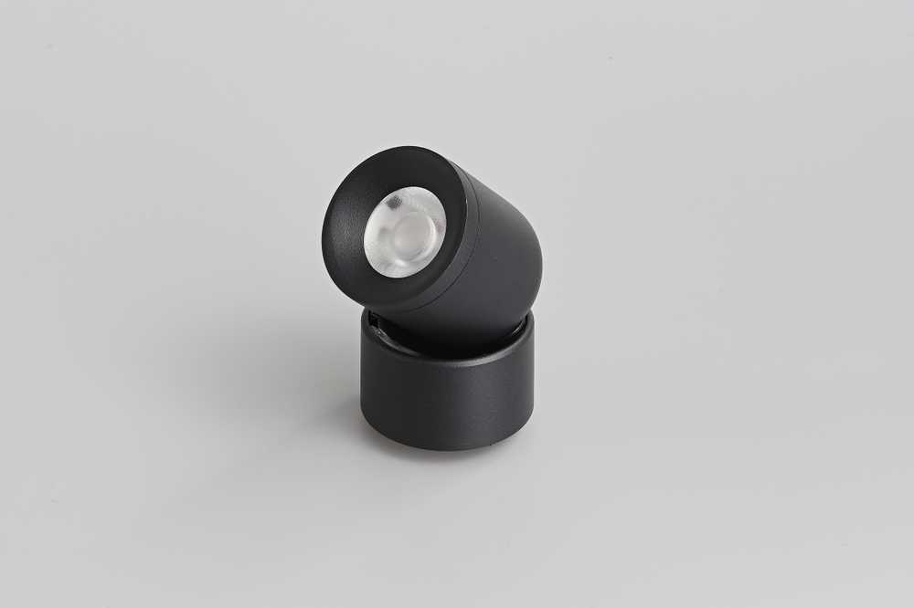 6W LED šviestuvas į magnetines sistemas OPTONICA MINI MM30, juodas, 4000K
