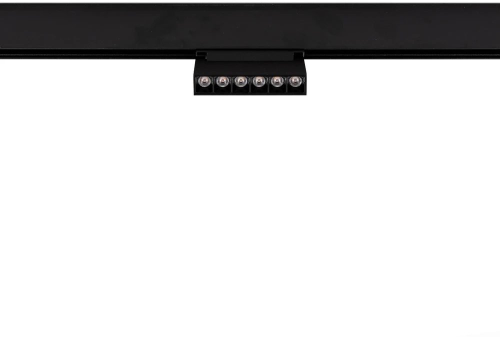 6W LED šviestuvas NORMAN į magnetinę sistemą MAGNETIC, juodas, 3000K