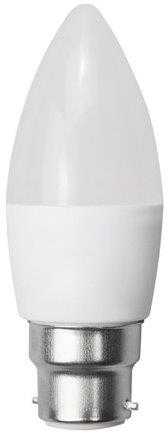6W LED žvakės formos lemputė OPTONICA C37, B22, 6000K