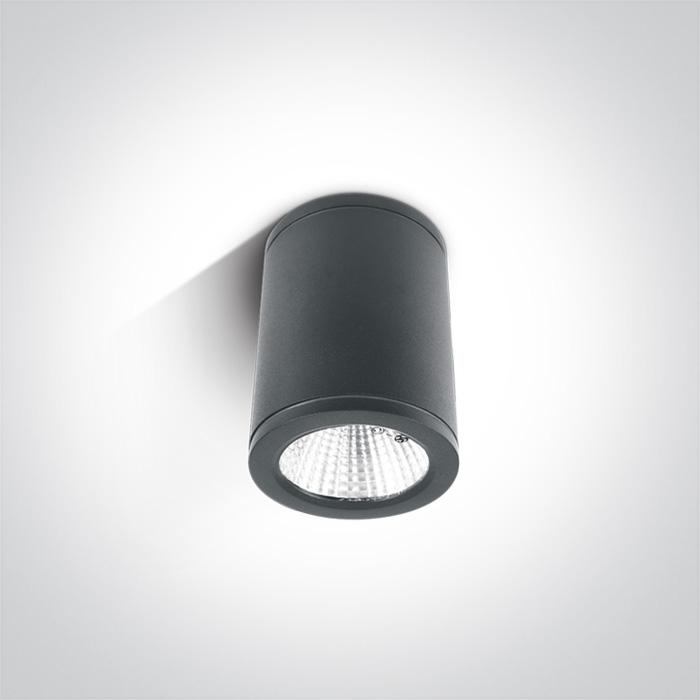6W LED cilindro formos šviestuvas, antracito sp., 3000K, 67138C/AN/W
