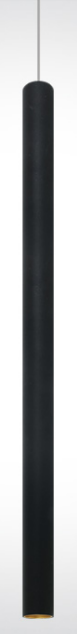 6W pakabinamas šviestuvas, juodas, 3000K, 63108A/B/W