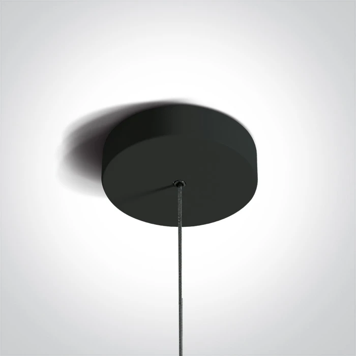 6W pakabinamas šviestuvas, juodas, 3000K, 63108A/B/W