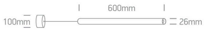 6W pakabinamas šviestuvas, juodas, 3000K, 63108A/B/W
