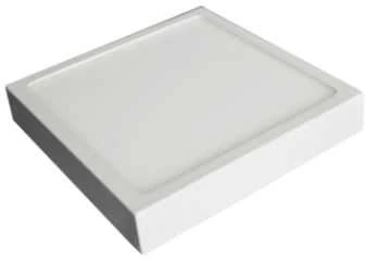 6W paviršinė panelė, balta, 4000K, 90x90mm, IP44
