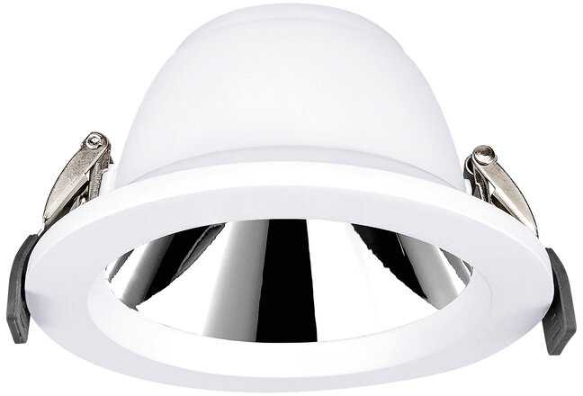 7/10/13W LED įleidžiamas šviestuvas COMFORT, baltas, 3000/4000K, 55°, IP44, UGR19