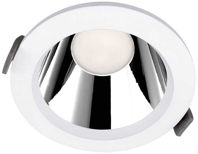 7/10/13W LED įleidžiamas šviestuvas COMFORT, baltas, 3000/4000K, 55°, IP44, UGR19