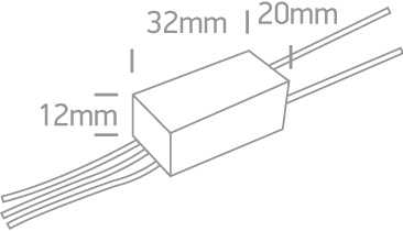 8,4-22,4W 700mA LED maitinimo šaltinis, dimeriuojamas, 89028AM