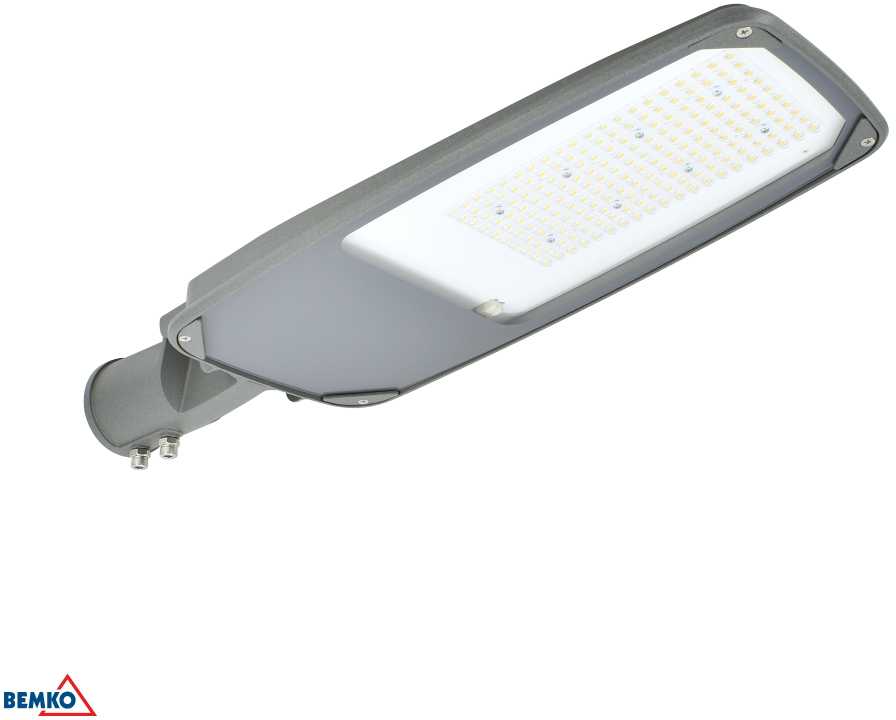 70W LED gatvės šviestuvas JAGER, pilkas, 4000K, IP66