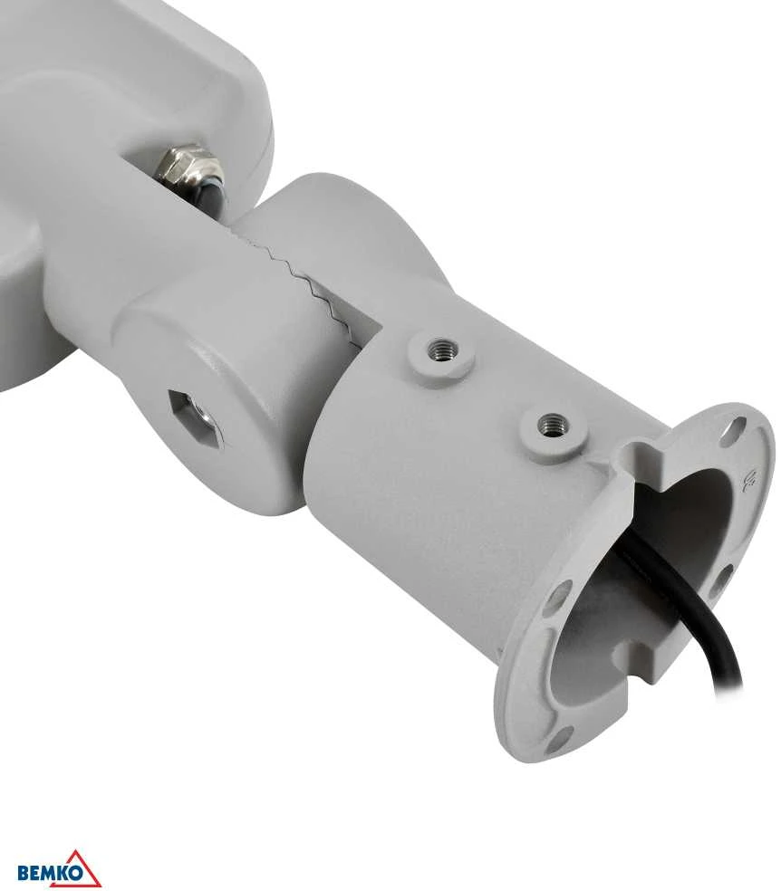 Bemko 70W LED gatvės šviestuvas JAZMIN, šviesiai pilkas, 4000K, IP65, 140°x70°