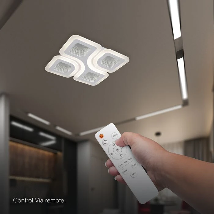70W LED lubinis šviestuvas, baltas, 3000-6500K, dimeriuojamas