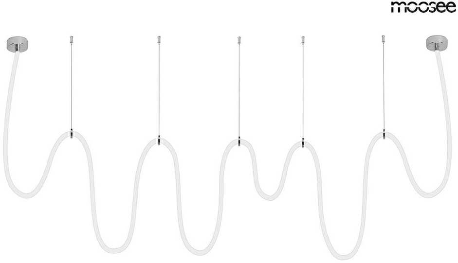 70W LED pakabinamas šviestuvas LASSO 1000 SMART, sidabro sp., 3000/4000K