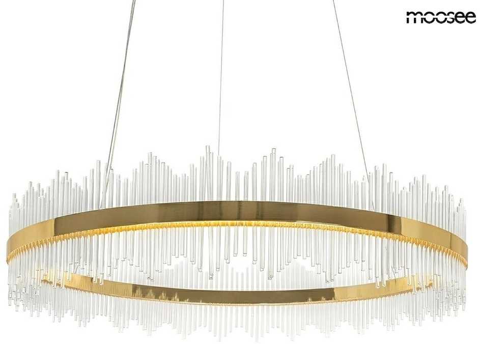 71W LED pakabinamas šviestuvas FLORENS 120, aukso sp., 3000K