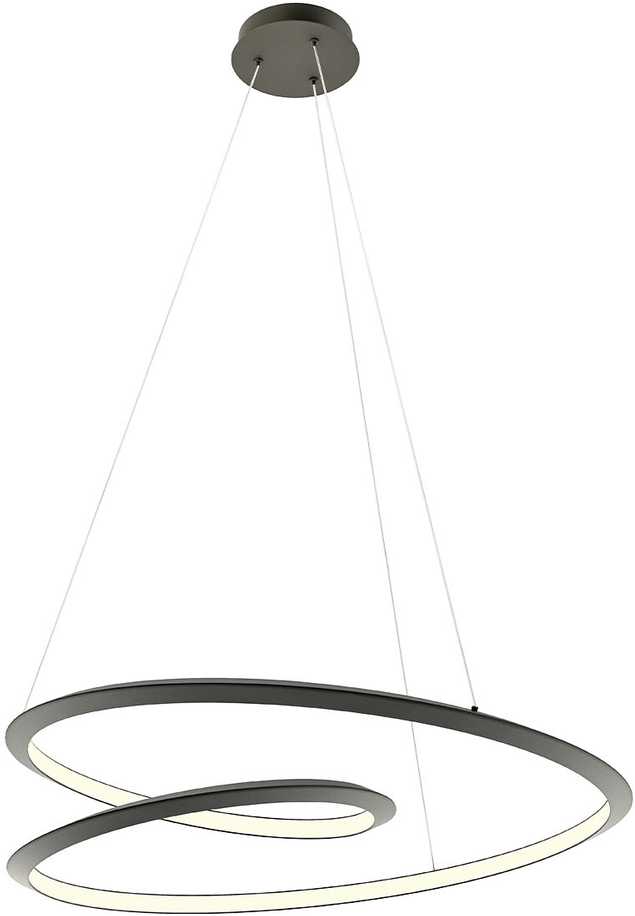 72W LED pakabinamas šviestuvas STORM, juodas, 3000/4000/6000K, dimeriuojamas, 01-3381