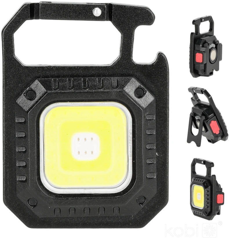7,4W LED įkraunamas žibintuvėlis X-MPR, juodas, 3000/6000K