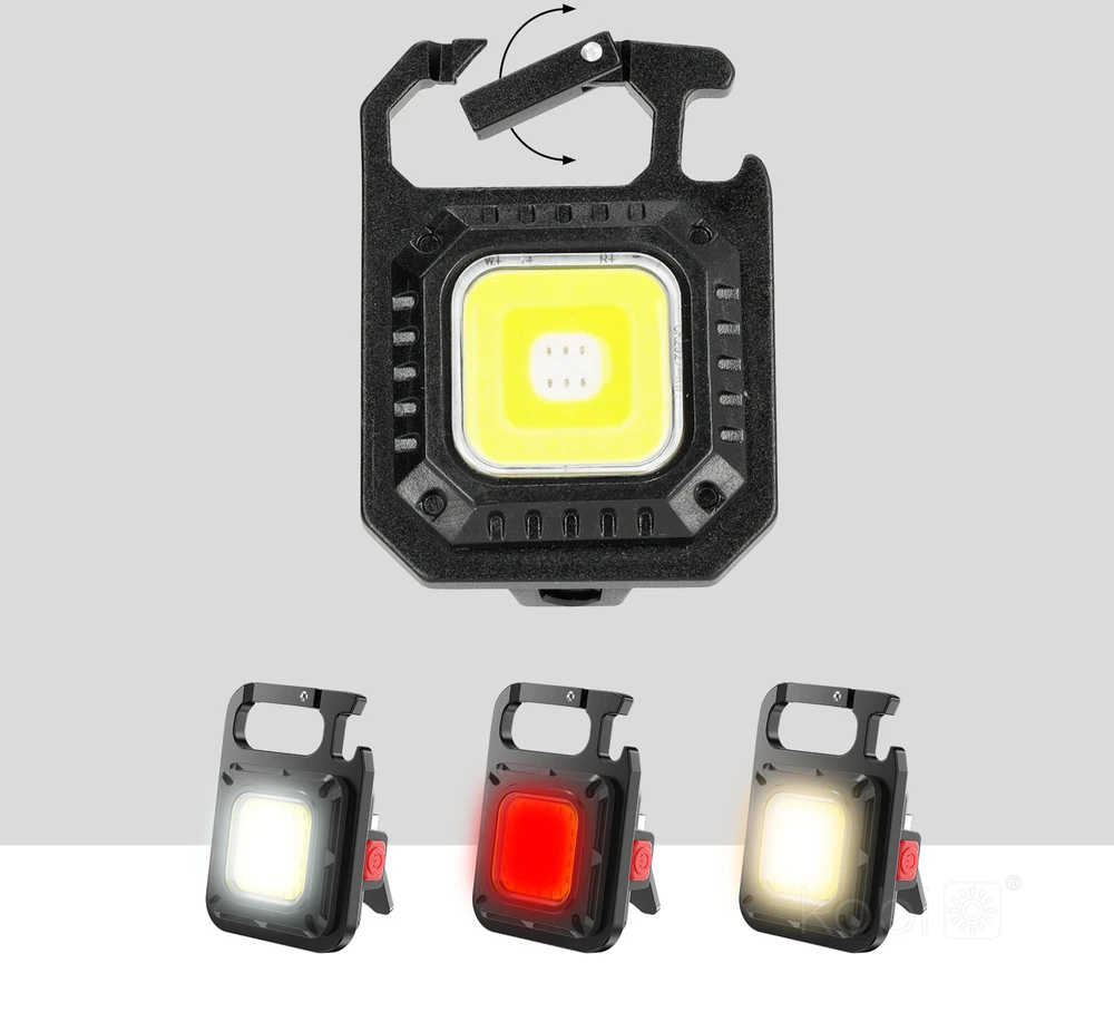 7,4W LED įkraunamas žibintuvėlis X-MPR, juodas, 3000/6000K