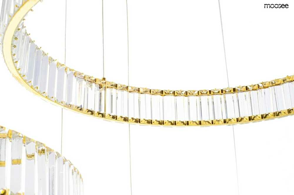 74W LED pakabinamas šviestuvas LIBERTY 3A, aukso sp., 3000K