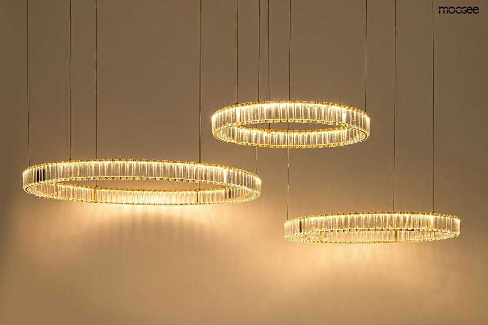 74W LED pakabinamas šviestuvas LIBERTY 3A, aukso sp., 3000K