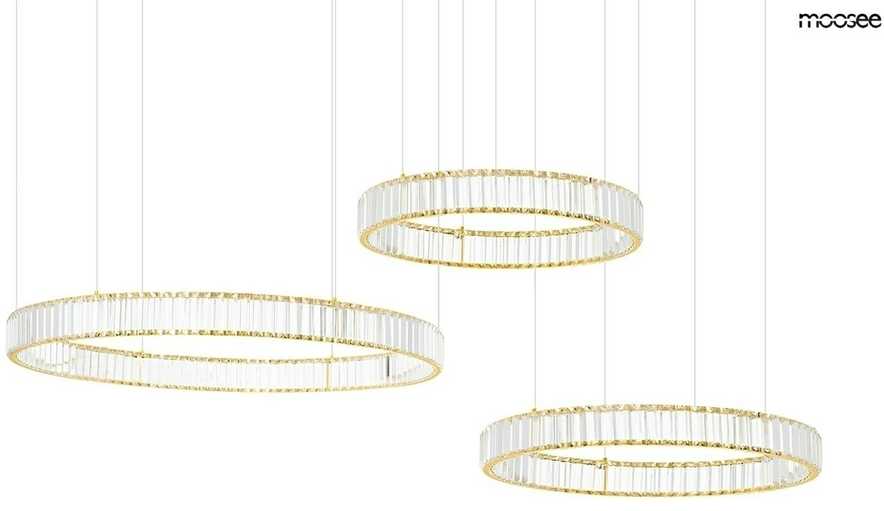 74W LED pakabinamas šviestuvas LIBERTY 3A, aukso sp., 3000K