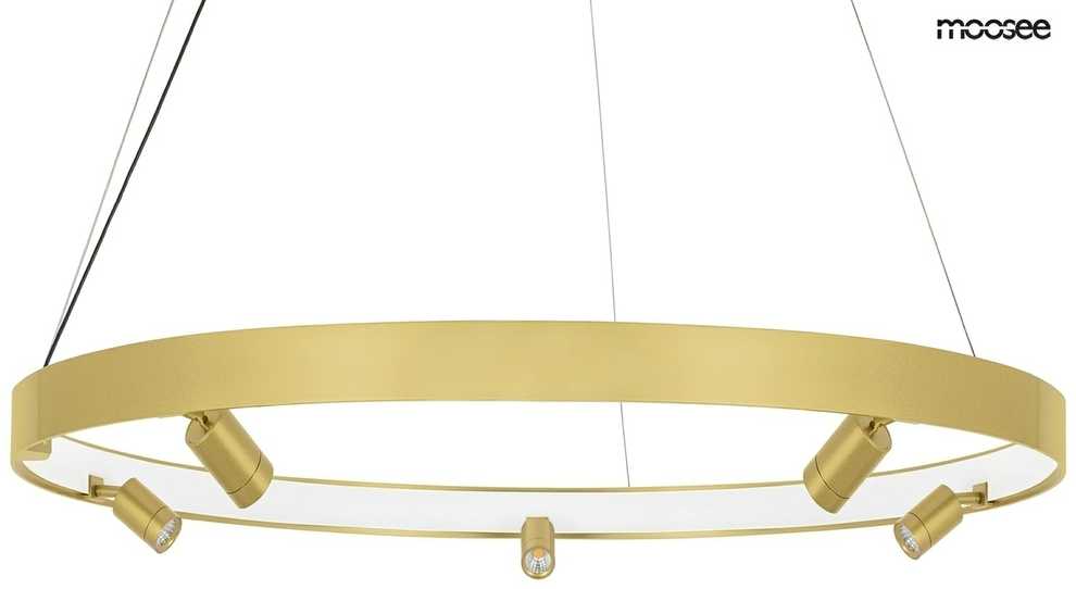 75,8W LED pakabinamas šviestuvas CIRCLE SPOT 98, aukso sp., 3000K