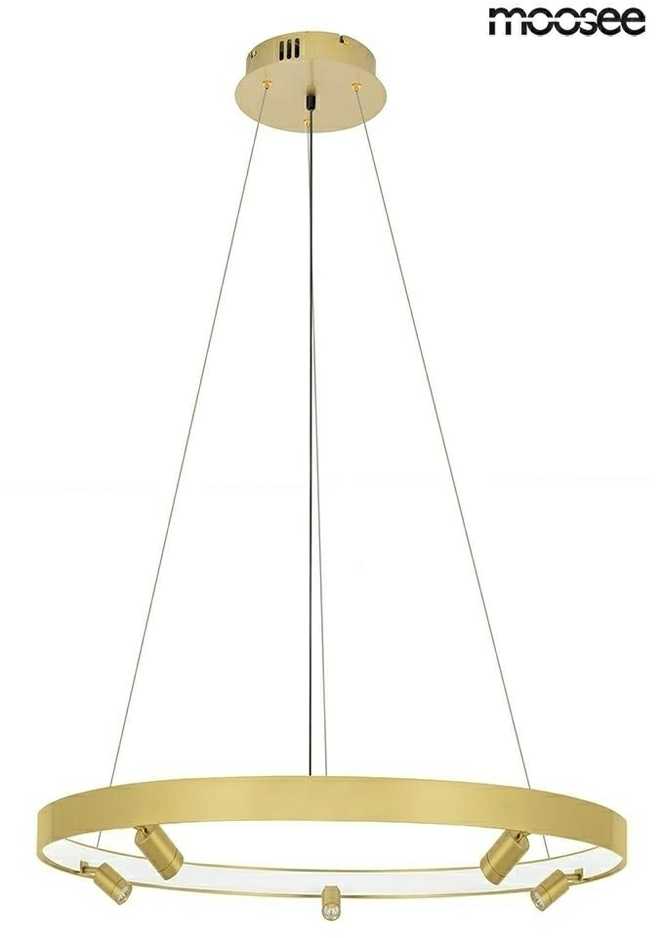 75,8W LED pakabinamas šviestuvas CIRCLE SPOT 98, aukso sp., 3000K