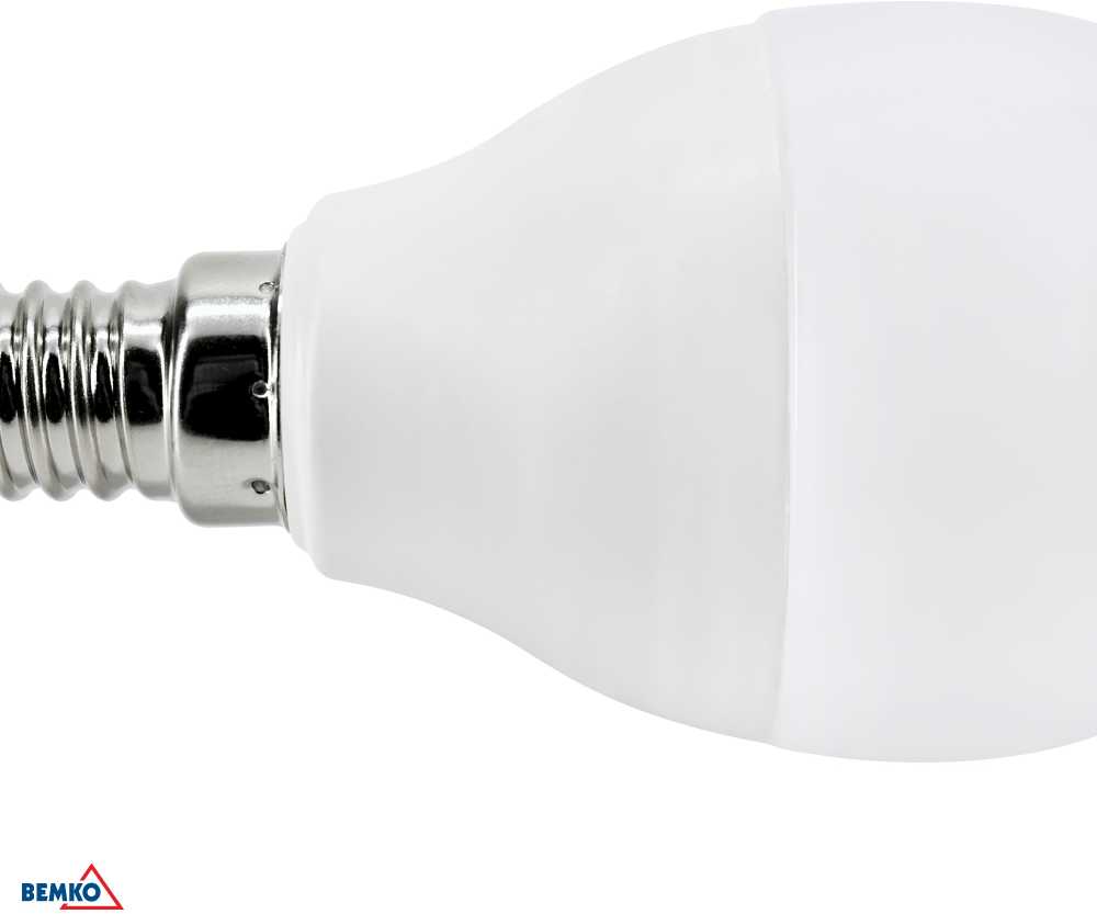 Bemko 7,5W LED lemputė, E14, 3000K, 200°