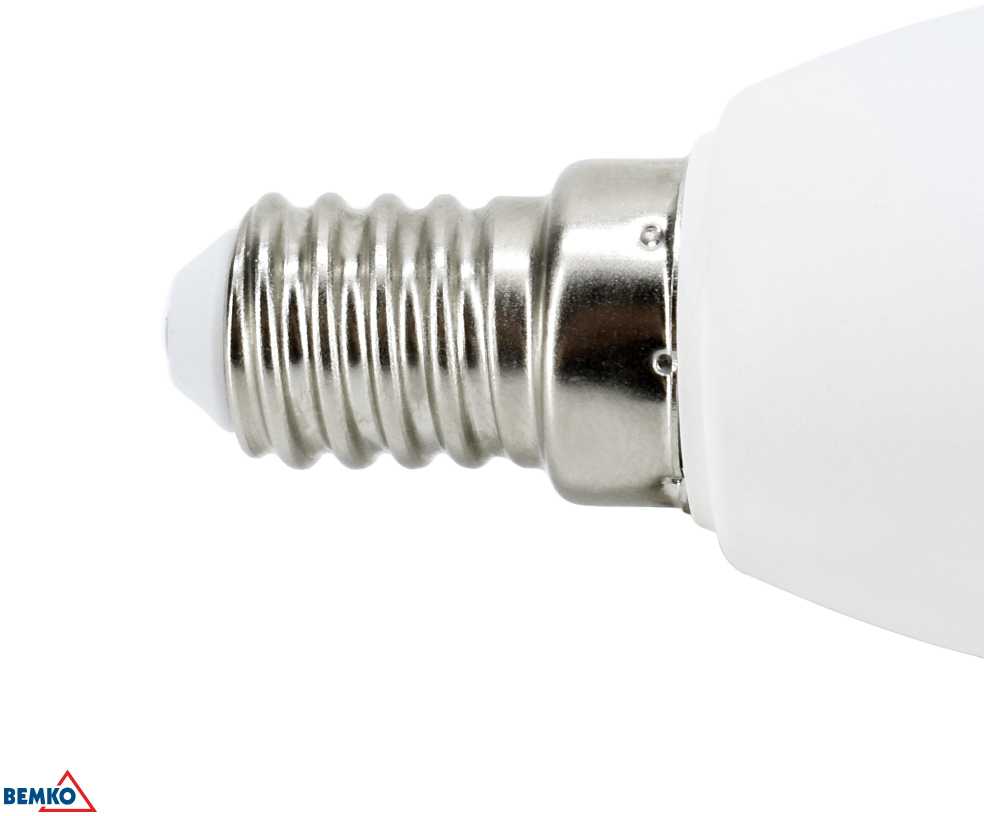 Bemko 7,5W LED lemputė, E14, 6500K, 180°