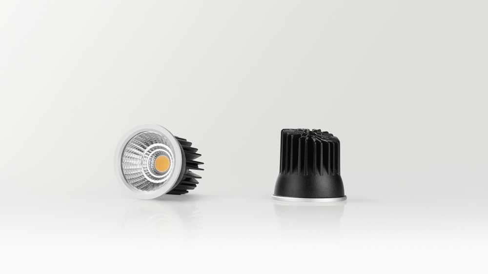 7,5W LED modulis LARK 50, 38°, 3000K, su maitinimo šaltiniu