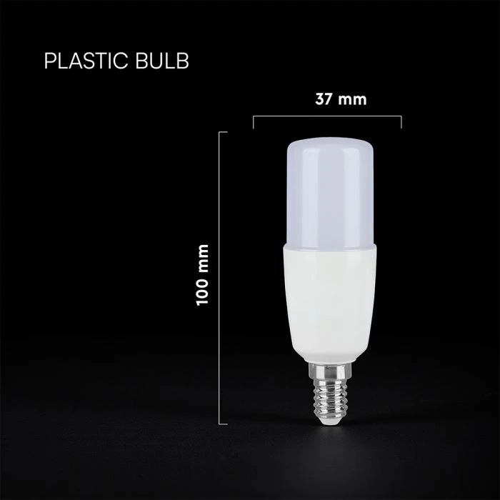 7,5W LED lemputė, T37, E14, 4000K, 230°, CREE LED Chip