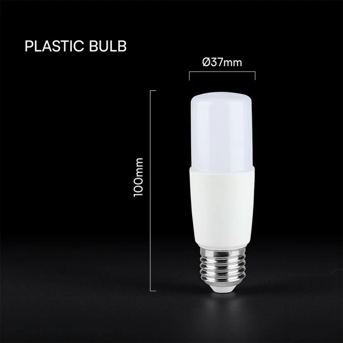 7,5W LED lemputė, T37, E27, 3000K, 230°, CREE LED Chip