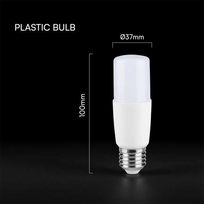 7,5W LED lemputė, T37, E27, 3000K, 230°, CREE LED Chip