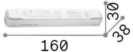 75W LED maitinimo šaltinis linijinei sistemai DEVA, 332659
