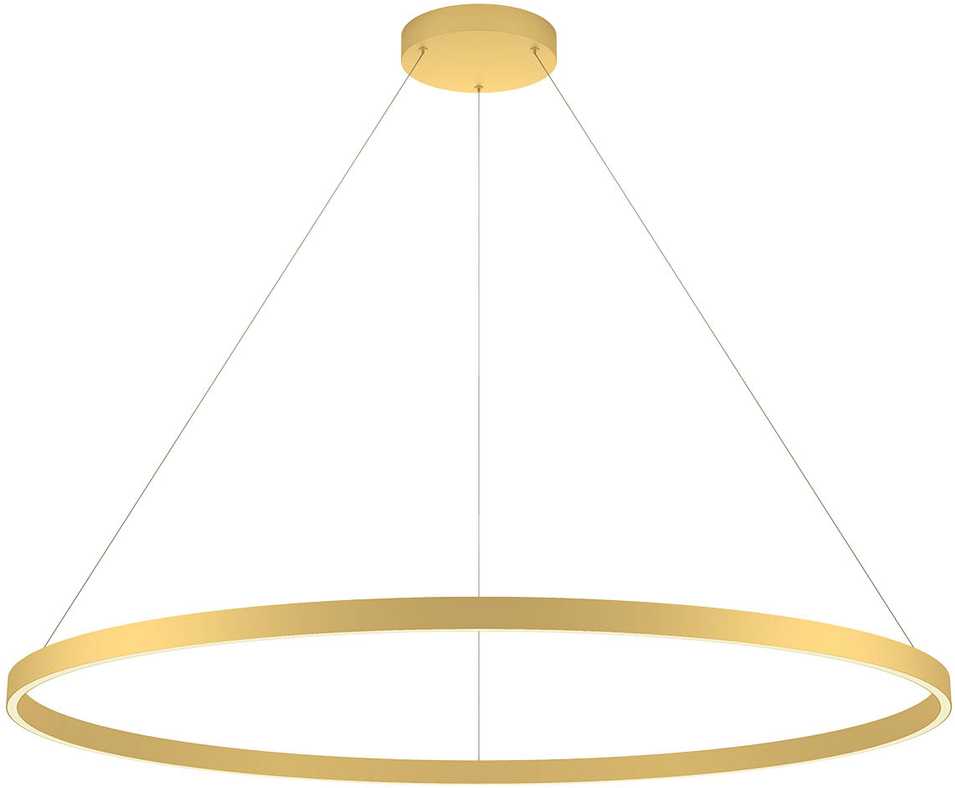 75W LED pakabinamas šviestuvas FEBE, matinės aukso sp., 4000K, dimeriuojamas, 01-2884