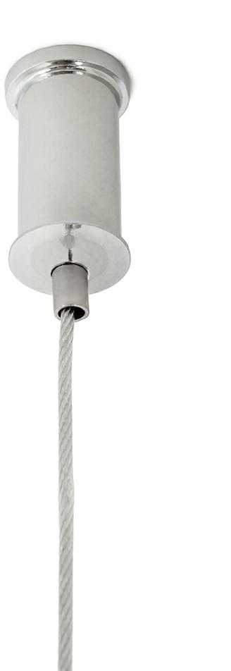 75W LED pakabinamas šviestuvas RING 100, sidabro sp., 3000K