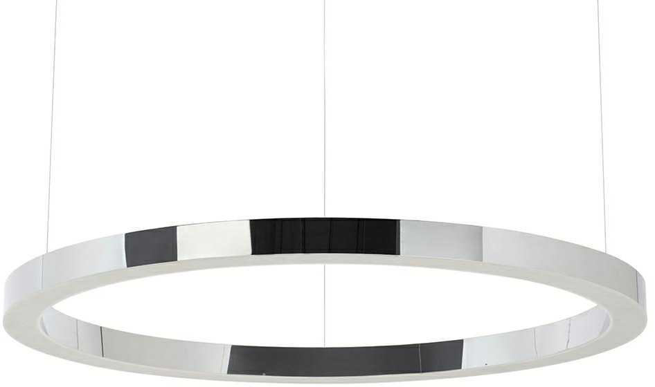 75W LED pakabinamas šviestuvas RING 100, sidabro sp., 3000K