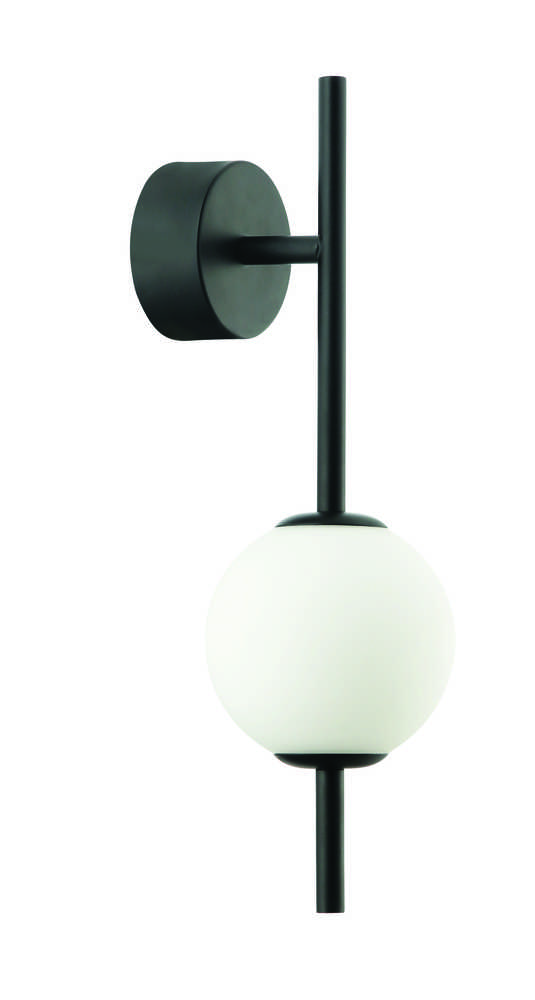 7.5W LED sieninis šviestuvas, juodas, 3000K, 20133